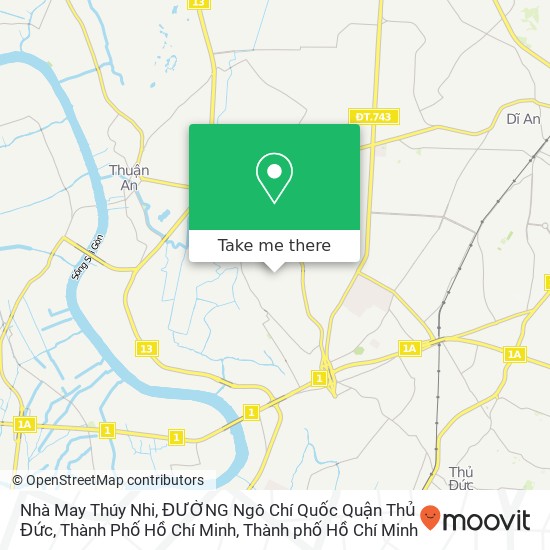 Bản đồ Nhà May Thúy Nhi, ĐƯỜNG Ngô Chí Quốc Quận Thủ Đức, Thành Phố Hồ Chí Minh