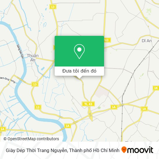 Bản đồ Giày Dép Thời Trang Nguyễn