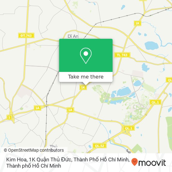Bản đồ Kim Hoa, 1K Quận Thủ Đức, Thành Phố Hồ Chí Minh