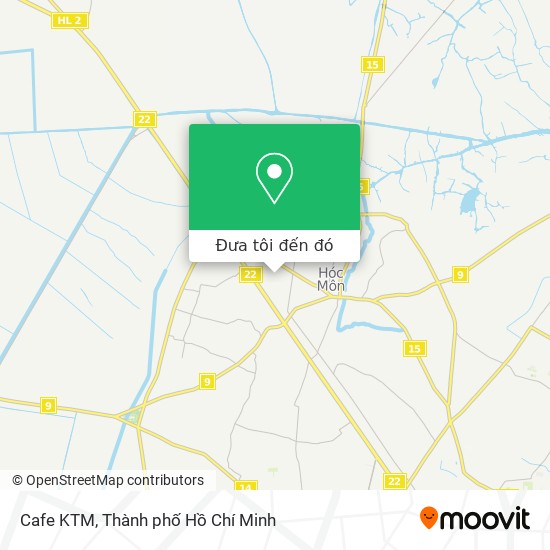 Bản đồ Cafe KTM