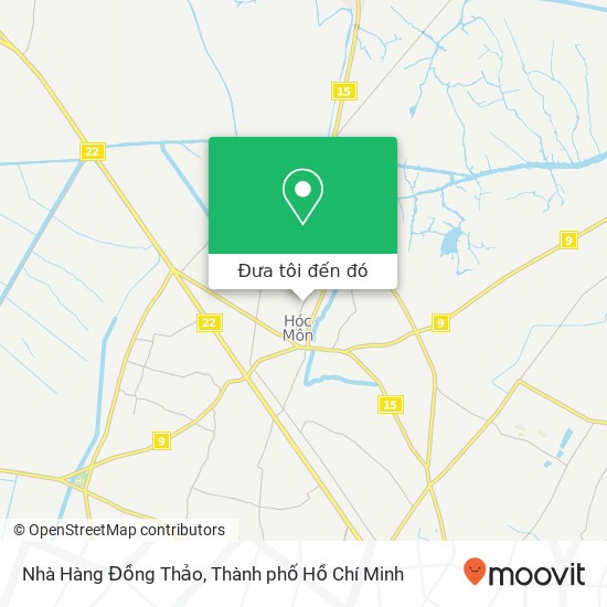 Bản đồ Nhà Hàng Đồng Thảo, ĐƯỜNG Thị Trấn Tân Hiệp Huyện Hóc Môn, Thành Phố Hồ Chí Minh