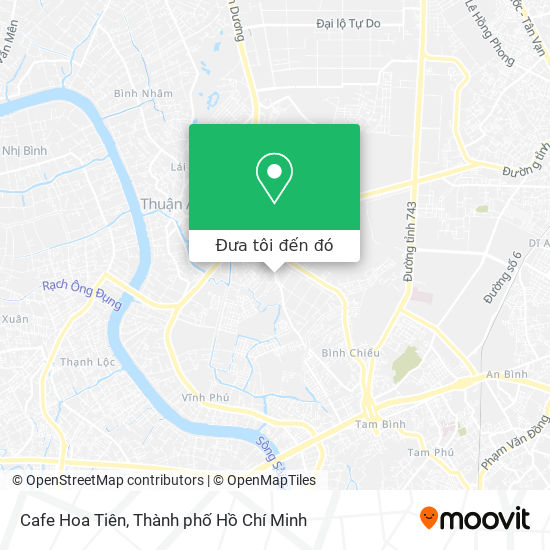 Bản đồ Cafe Hoa Tiên