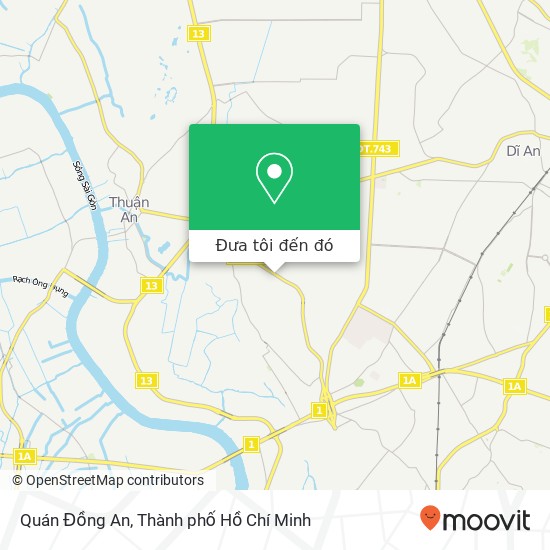 Bản đồ Quán Đồng An, 43 Quận Thủ Đức, Thành Phố Hồ Chí Minh