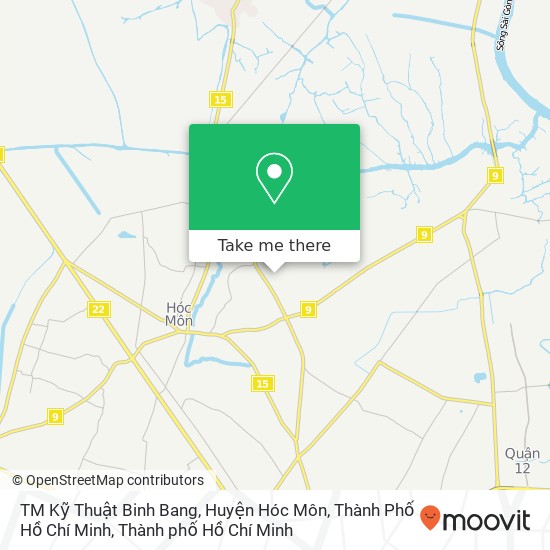 Bản đồ TM Kỹ Thuật Binh Bang, Huyện Hóc Môn, Thành Phố Hồ Chí Minh