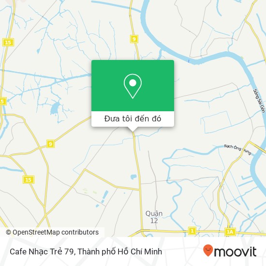 Bản đồ Cafe Nhạc Trẻ 79, ĐƯỜNG ĐT 8 Huyện Hóc Môn, Thành Phố Hồ Chí Minh