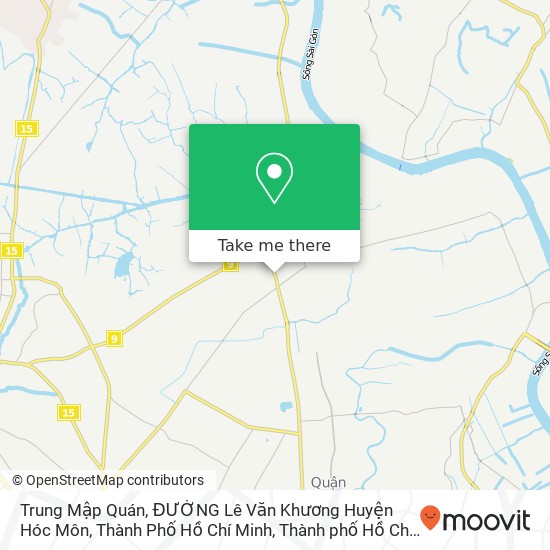 Bản đồ Trung Mập Quán, ĐƯỜNG Lê Văn Khương Huyện Hóc Môn, Thành Phố Hồ Chí Minh