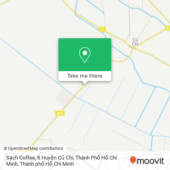Bản đồ Sạch Coffee, 8 Huyện Củ Chi, Thành Phố Hồ Chí Minh