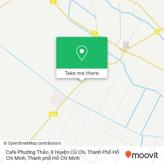 Bản đồ Cafe Phương Thảo, 8 Huyện Củ Chi, Thành Phố Hồ Chí Minh