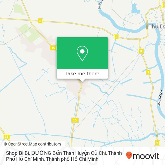 Bản đồ Shop Bi Bi, ĐƯỜNG Bến Than Huyện Củ Chi, Thành Phố Hồ Chí Minh