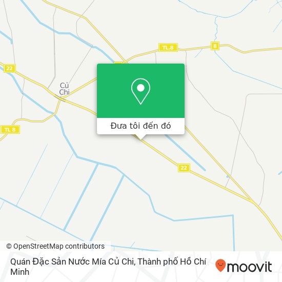 Bản đồ Quán Đặc Sản Nước Mía Củ Chi, 22 Huyện Củ Chi, Thành Phố Hồ Chí Minh