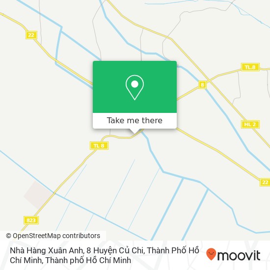 Bản đồ Nhà Hàng Xuân Anh, 8 Huyện Củ Chi, Thành Phố Hồ Chí Minh