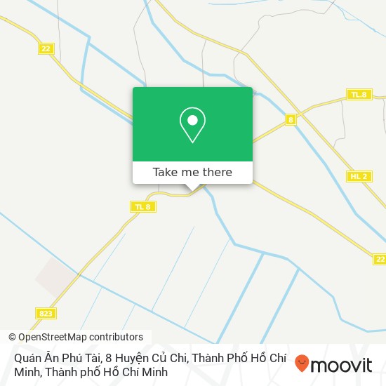 Bản đồ Quán Ăn Phú Tài, 8 Huyện Củ Chi, Thành Phố Hồ Chí Minh