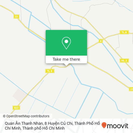 Bản đồ Quán Ăn Thanh Nhàn, 8 Huyện Củ Chi, Thành Phố Hồ Chí Minh