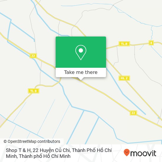 Bản đồ Shop T & H, 22 Huyện Củ Chi, Thành Phố Hồ Chí Minh