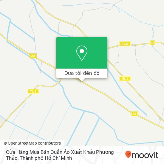 Bản đồ Cửa Hàng Mua Bán Quần Áo Xuất Khẩu Phương Thảo, 22 Huyện Củ Chi, Thành Phố Hồ Chí Minh