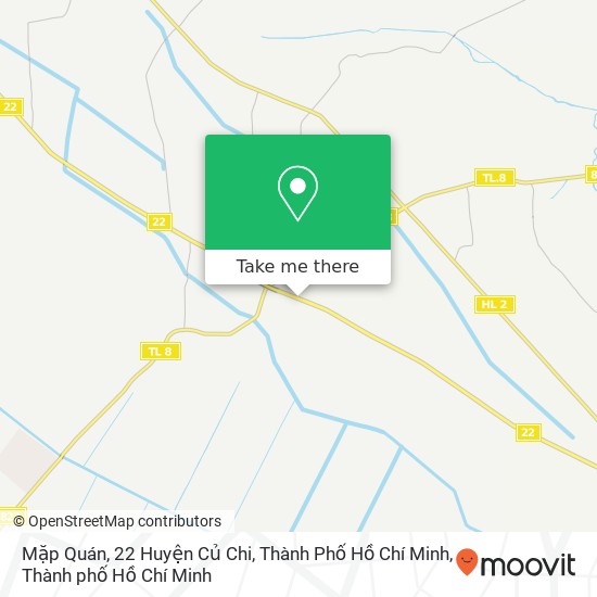 Bản đồ Mặp Quán, 22 Huyện Củ Chi, Thành Phố Hồ Chí Minh