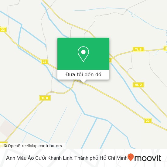 Bản đồ Ảnh Màu Áo Cưới Khánh Linh, 22 Huyện Củ Chi, Thành Phố Hồ Chí Minh