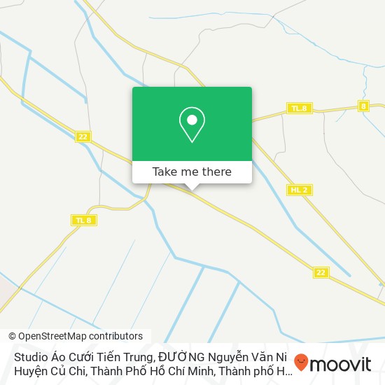 Bản đồ Studio Áo Cưới Tiến Trung, ĐƯỜNG Nguyễn Văn Ni Huyện Củ Chi, Thành Phố Hồ Chí Minh