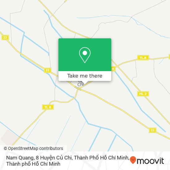 Bản đồ Nam Quang, 8 Huyện Củ Chi, Thành Phố Hồ Chí Minh