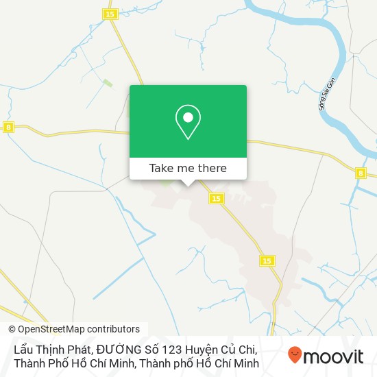 Bản đồ Lẩu Thịnh Phát, ĐƯỜNG Số 123 Huyện Củ Chi, Thành Phố Hồ Chí Minh