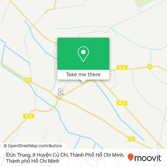 Bản đồ Đức Trung, 8 Huyện Củ Chi, Thành Phố Hồ Chí Minh