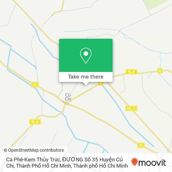 Bản đồ Cà Phê-Kem Thủy Trúc, ĐƯỜNG Số 35 Huyện Củ Chi, Thành Phố Hồ Chí Minh