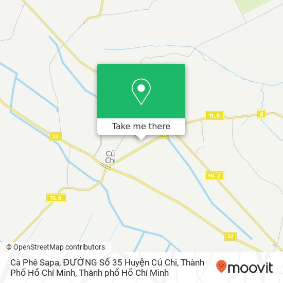 Bản đồ Cà Phê Sapa, ĐƯỜNG Số 35 Huyện Củ Chi, Thành Phố Hồ Chí Minh