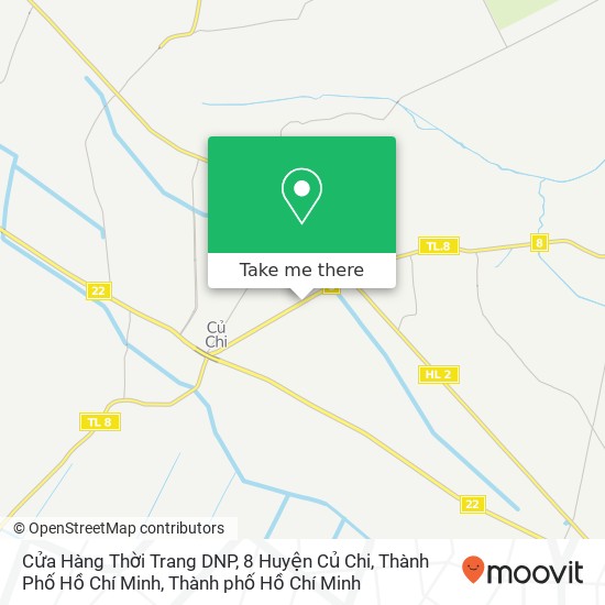 Bản đồ Cửa Hàng Thời Trang DNP, 8 Huyện Củ Chi, Thành Phố Hồ Chí Minh