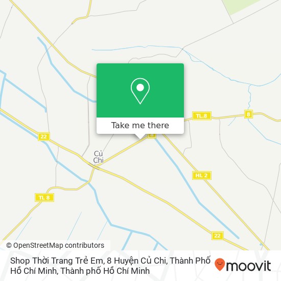 Bản đồ Shop Thời Trang Trẻ Em, 8 Huyện Củ Chi, Thành Phố Hồ Chí Minh