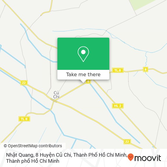 Bản đồ Nhật Quang, 8 Huyện Củ Chi, Thành Phố Hồ Chí Minh