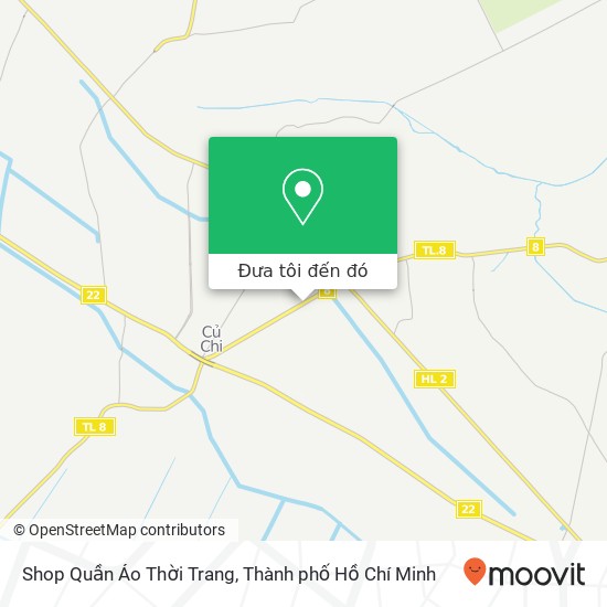 Bản đồ Shop Quần Áo Thời Trang, 8 Huyện Củ Chi, Thành Phố Hồ Chí Minh