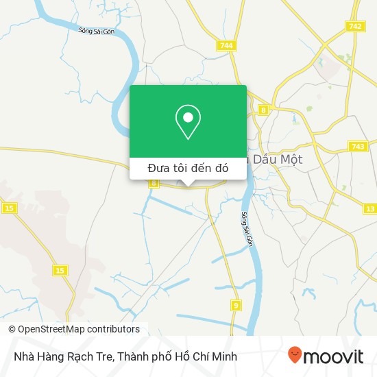 Bản đồ Nhà Hàng Rạch Tre, 8 Huyện Củ Chi, Thành Phố Hồ Chí Minh