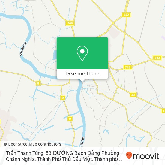 Bản đồ Trần Thanh Tùng, 53 ĐƯỜNG Bạch Đằng Phường Chánh Nghĩa, Thành Phố Thủ Dầu Một