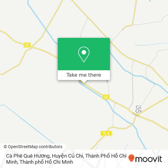 Bản đồ Cà Phê Quê Hương, Huyện Củ Chi, Thành Phố Hồ Chí Minh