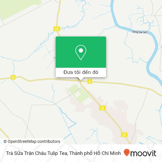 Bản đồ Trà Sữa Trân Châu Tulip Tea, 8 Huyện Củ Chi, Thành Phố Hồ Chí Minh