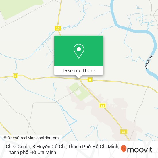 Bản đồ Chez Guido, 8 Huyện Củ Chi, Thành Phố Hồ Chí Minh