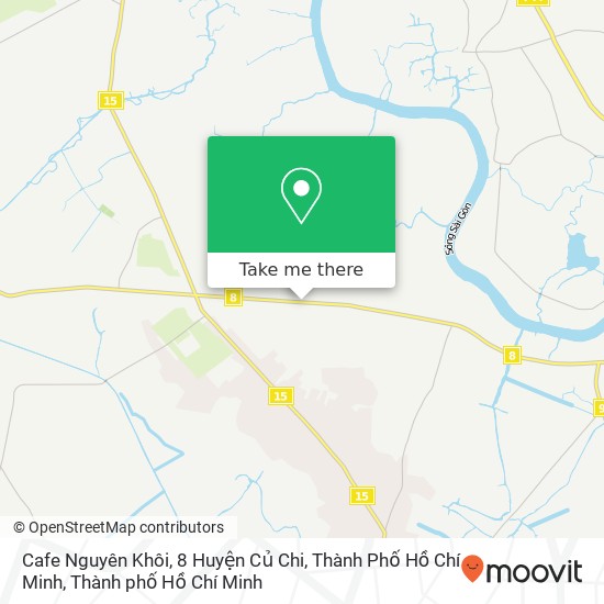 Bản đồ Cafe Nguyên Khôi, 8 Huyện Củ Chi, Thành Phố Hồ Chí Minh