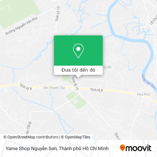 Bản đồ Yame Shop Nguyễn Sơn