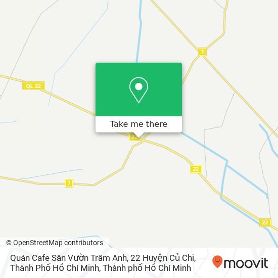 Bản đồ Quán Cafe Sân Vườn Trâm Anh, 22 Huyện Củ Chi, Thành Phố Hồ Chí Minh