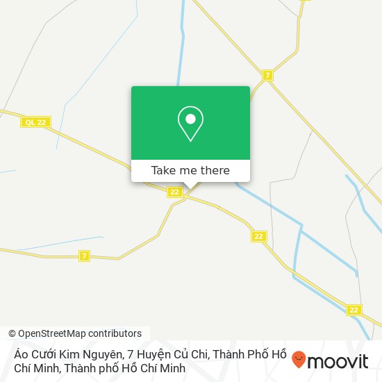 Bản đồ Áo Cưới Kim Nguyên, 7 Huyện Củ Chi, Thành Phố Hồ Chí Minh
