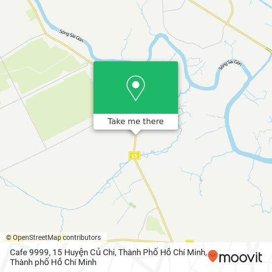 Bản đồ Cafe 9999, 15 Huyện Củ Chi, Thành Phố Hồ Chí Minh