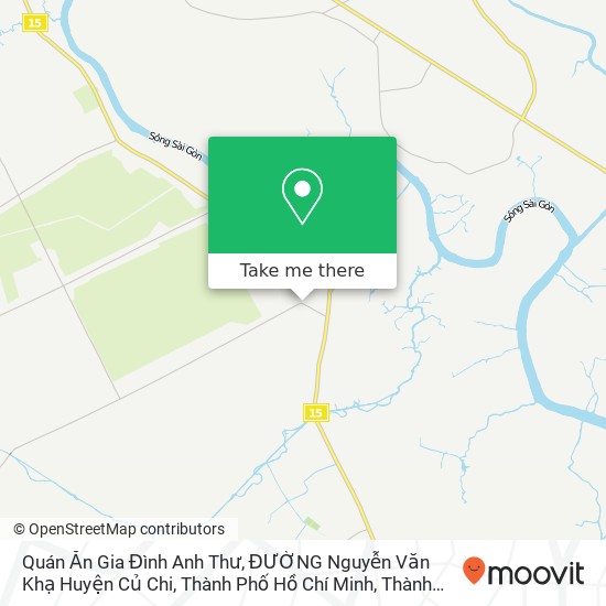 Bản đồ Quán Ăn Gia Đình Anh Thư, ĐƯỜNG Nguyễn Văn Khạ Huyện Củ Chi, Thành Phố Hồ Chí Minh