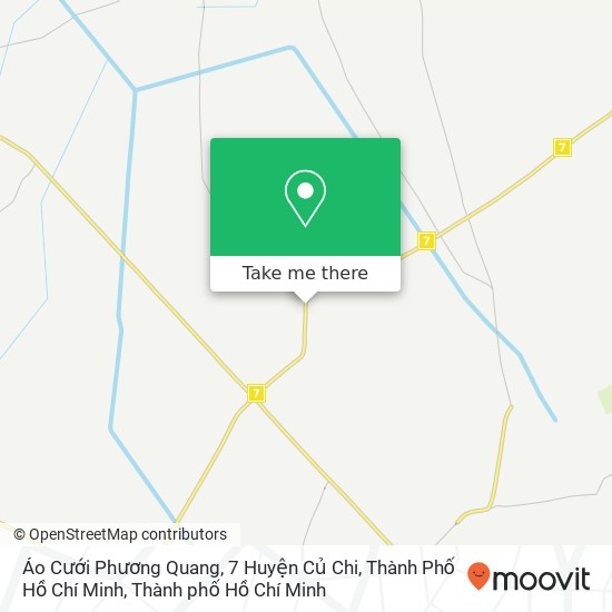 Bản đồ Áo Cưới Phương Quang, 7 Huyện Củ Chi, Thành Phố Hồ Chí Minh