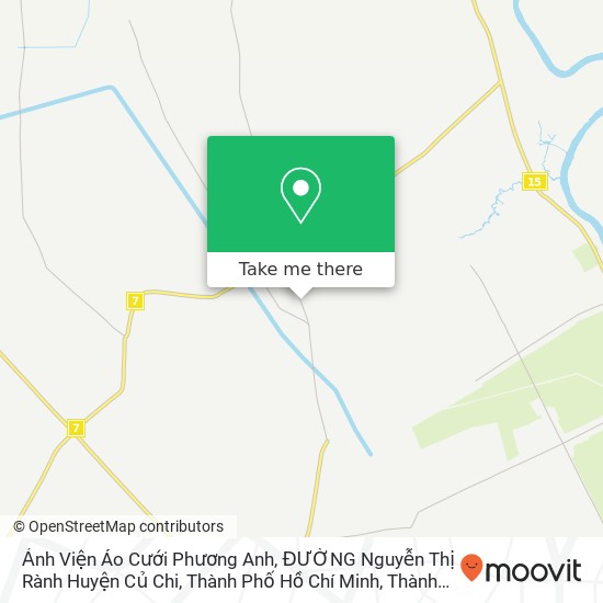 Bản đồ Ảnh Viện Áo Cưới Phương Anh, ĐƯỜNG Nguyễn Thị Rành Huyện Củ Chi, Thành Phố Hồ Chí Minh