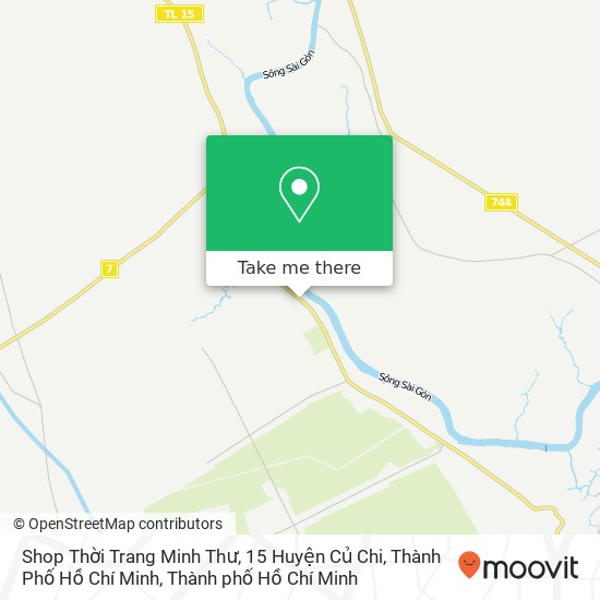 Bản đồ Shop Thời Trang Minh Thư, 15 Huyện Củ Chi, Thành Phố Hồ Chí Minh