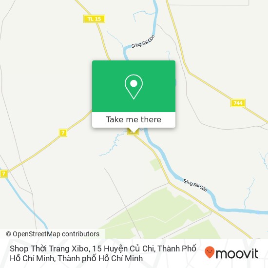 Bản đồ Shop Thời Trang Xibo, 15 Huyện Củ Chi, Thành Phố Hồ Chí Minh