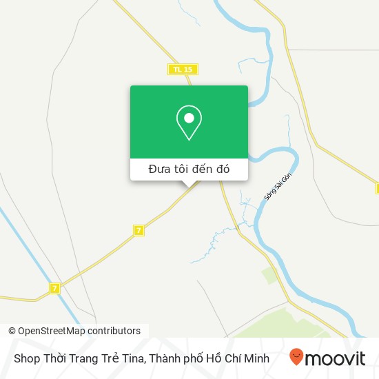 Bản đồ Shop Thời Trang Trẻ Tina, 7 Huyện Củ Chi, Thành Phố Hồ Chí Minh