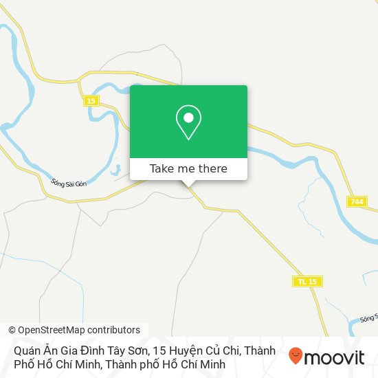 Bản đồ Quán Ăn Gia Đình Tây Sơn, 15 Huyện Củ Chi, Thành Phố Hồ Chí Minh