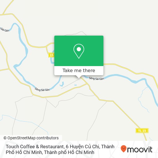Bản đồ Touch Coffee & Restaurant, 6 Huyện Củ Chi, Thành Phố Hồ Chí Minh