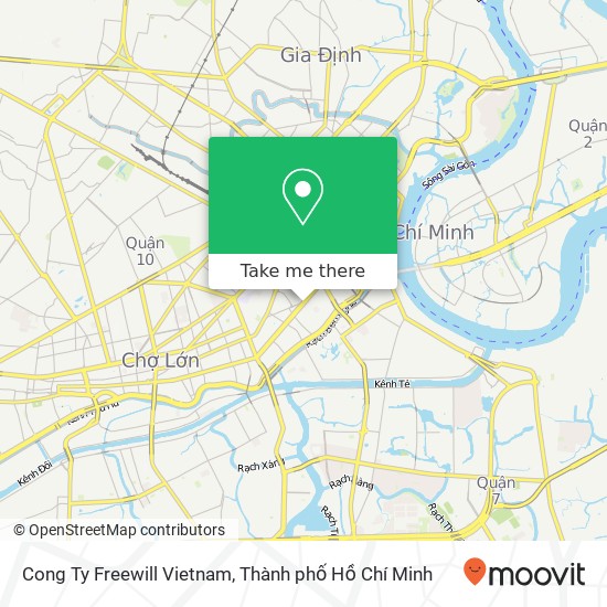 Bản đồ Cong Ty Freewill Vietnam